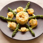 Plat d'asperges Auberge de Nicey